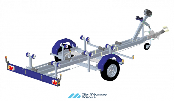 remorque pour bateau sun way SW1005M16