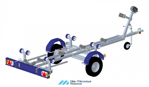 remorque pour bateau sun way SW385M16