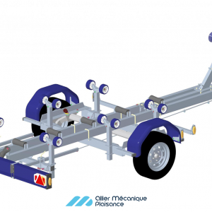 remorque pour bateau sun way SW655M16