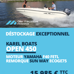 pack bateau karel boats avec moteur yamaha