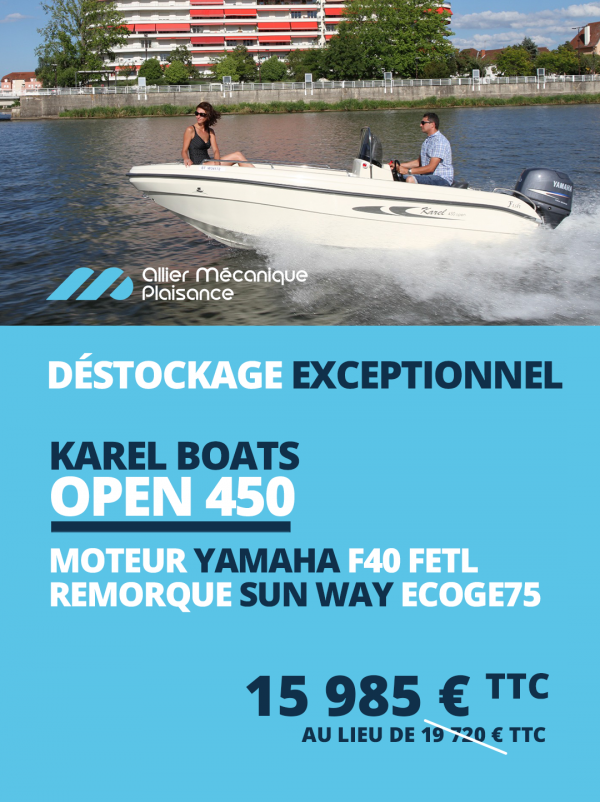 pack bateau karel boats avec moteur yamaha